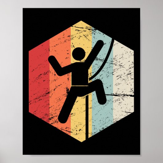 Poster Escalade Rétro (Devant)