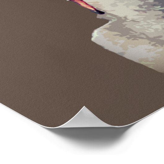 Poster Escalade rocheuse (Coin)