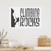 Poster Escalade rocheuse (Cuisine)
