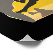 Poster Escalade rocheuse 2 (Coin)