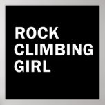 Poster escalade rock<br><div class="desc">Ce design original de texte d'escalade de roche avec une police de typographie impressionnante est parfait pour l'escalade de roche, boulderie, et les amateurs de trekking! Cette oeuvre d'art est géniale pour les filles, les femmes et les femmes qui ont passé leur temps libre escalade, aussi vous regarderez génial dans...</div>
