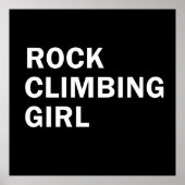 Poster escalade rock (Devant)