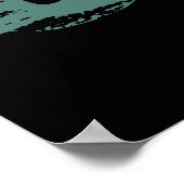 Poster Escalade rock grimpeur vintage (Coin)