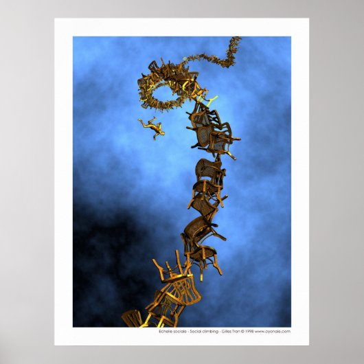 Poster Escalade sociale - Echelle sociale (Devant)