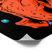 Poster Escalade T-rex Dino Bouldering (Coin)