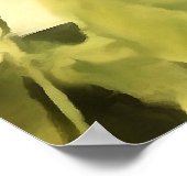 Poster Escalade Windblown Wisteria Vine peinture acryliqu (Coin)