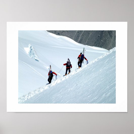 Poster Escalapeurs, Mont Blanc, France (Devant)