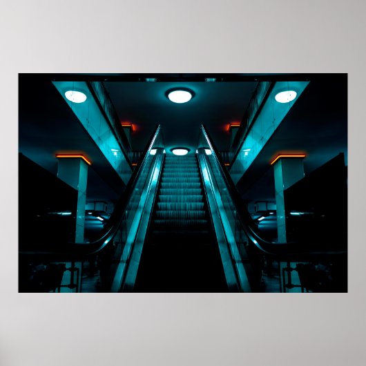 POSTER ESCALATEUR VIDE (Devant)