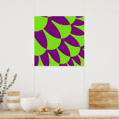 Poster Escales vertes et violettes (Cuisine)