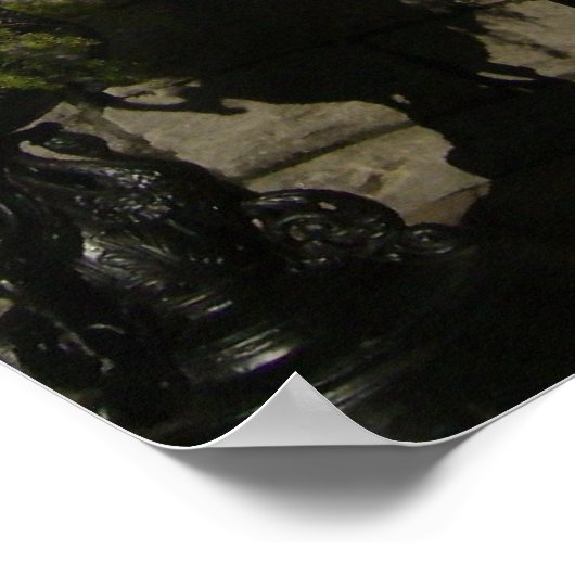 Poster Escalier à Savannah, Géorgie (Coin)