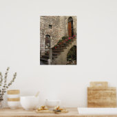 Poster Escalier d'Assise (Cuisine)