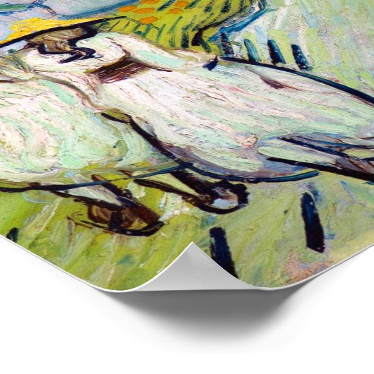 Poster Escalier d'Auvers par Vincent Van Gogh (Coin)