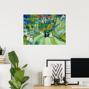 Poster Escalier d'Auvers par Vincent van Gogh