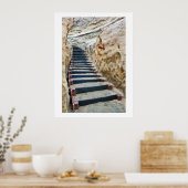 Poster Escalier de plage vertical (Cuisine)