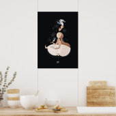 Poster ESCALIER DE PLUIE D'ARGENT par Alexandra Dikaia (Cuisine)