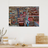 Poster Escalier de vieux livres (Cuisine)