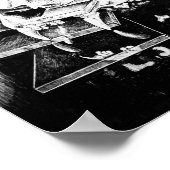 Poster Escalier descendant du crâne de chat (Coin)