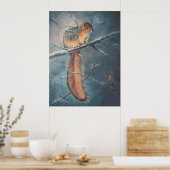 Poster ESCALIER D'HIVER par SHARON SHARPE (Cuisine)