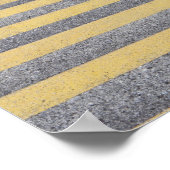 Poster Escalier du stade entre rangées de sièges verts (Coin)