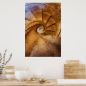 Poster Escalier en spirale descendante, Portugal (Cuisine)