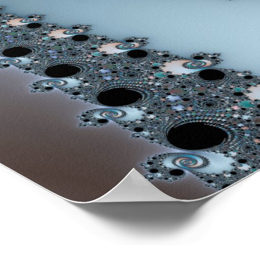 Poster Escalier - Fractal (Coin)