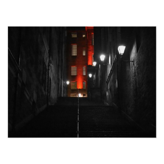 Poster Escalier gothique (Devant)
