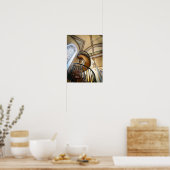 Poster Escalier Miraculaire Chapelle Loretto Père Noël Fe (Cuisine)