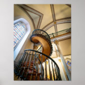 Poster Escalier Miraculaire Chapelle Loretto Père Noël Fe (Devant)