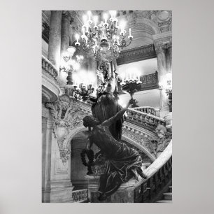 Poster Escalier Opéra