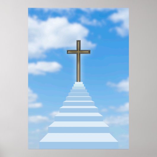 Poster Escalier pour espérer (Devant)