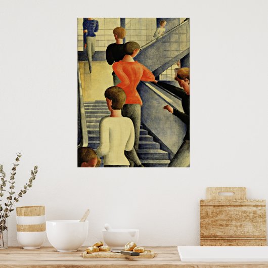 Poster Escalier Schlemmer - Bauhaus (Cuisine)