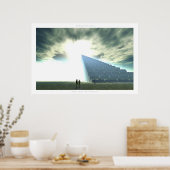 Poster escalier vers le ciel (Cuisine)