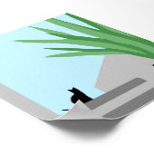 Poster Escalier vers le ciel | Chat Moderne Téléchargeabl (Coin)