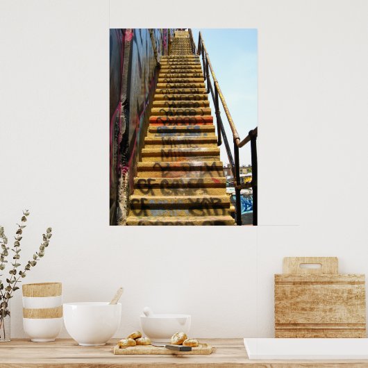 Poster Escaliers (Cuisine)