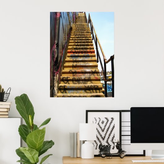 Poster Escaliers (Bureau à domicile)