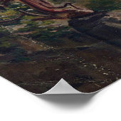 Poster Escaliers des ruines du château Saint-Cloud (Coin)