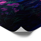 Poster Escaliers du jardin de minuit (Coin)