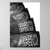 Poster Escaliers en fer (Devant)