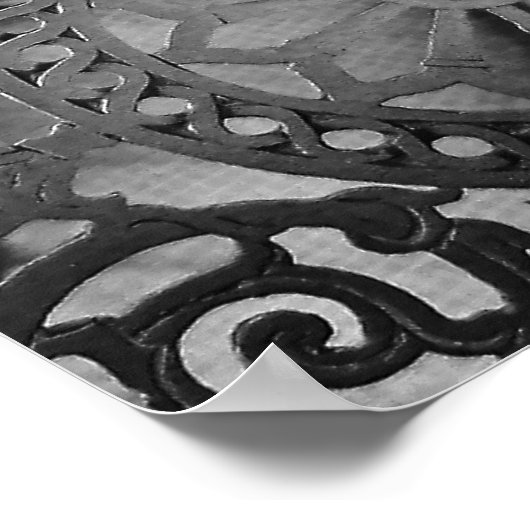 Poster Escaliers en fer (Coin)