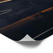 Poster Escaliers en spirale noir et marron (Coin)