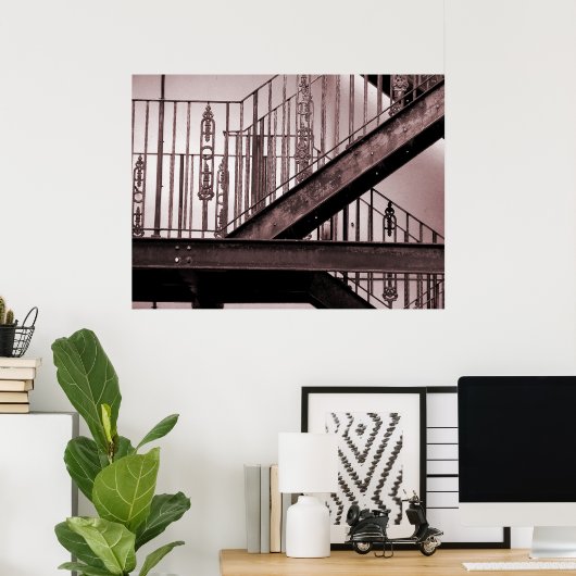 Poster Escapade au feu victorien (Bureau à domicile)