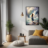 Poster Escape Océanique Serene - Art Côtier