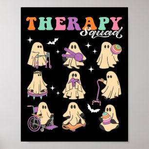 Poster Escouade Ghost Phytothérapie Slp Ot Pt Team Hallow