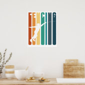 Poster Escrime (Cuisine)