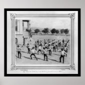 Poster Escrime des étudiants de l'Académie militaire à Is (Devant)