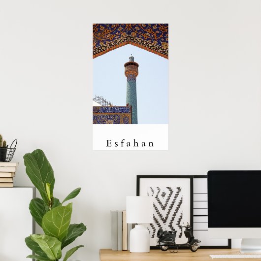Poster Esfahan (Bureau à domicile)