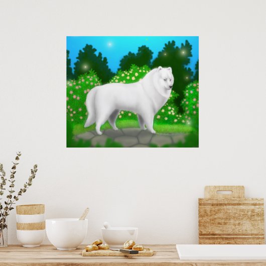 Poster Eskimo Dog (Keuken)