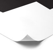 Poster Eskimo en colère - noir à la lumière (Coin)