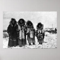 Eskimo Femmes En Alaska Photo