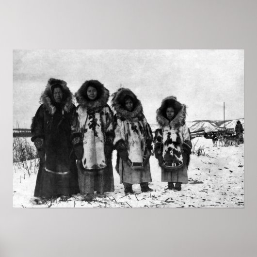 Poster Eskimo Femmes En Alaska Photo (Devant)